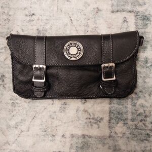 Harley-Davidson Black Leather Women's Crossbody Bag